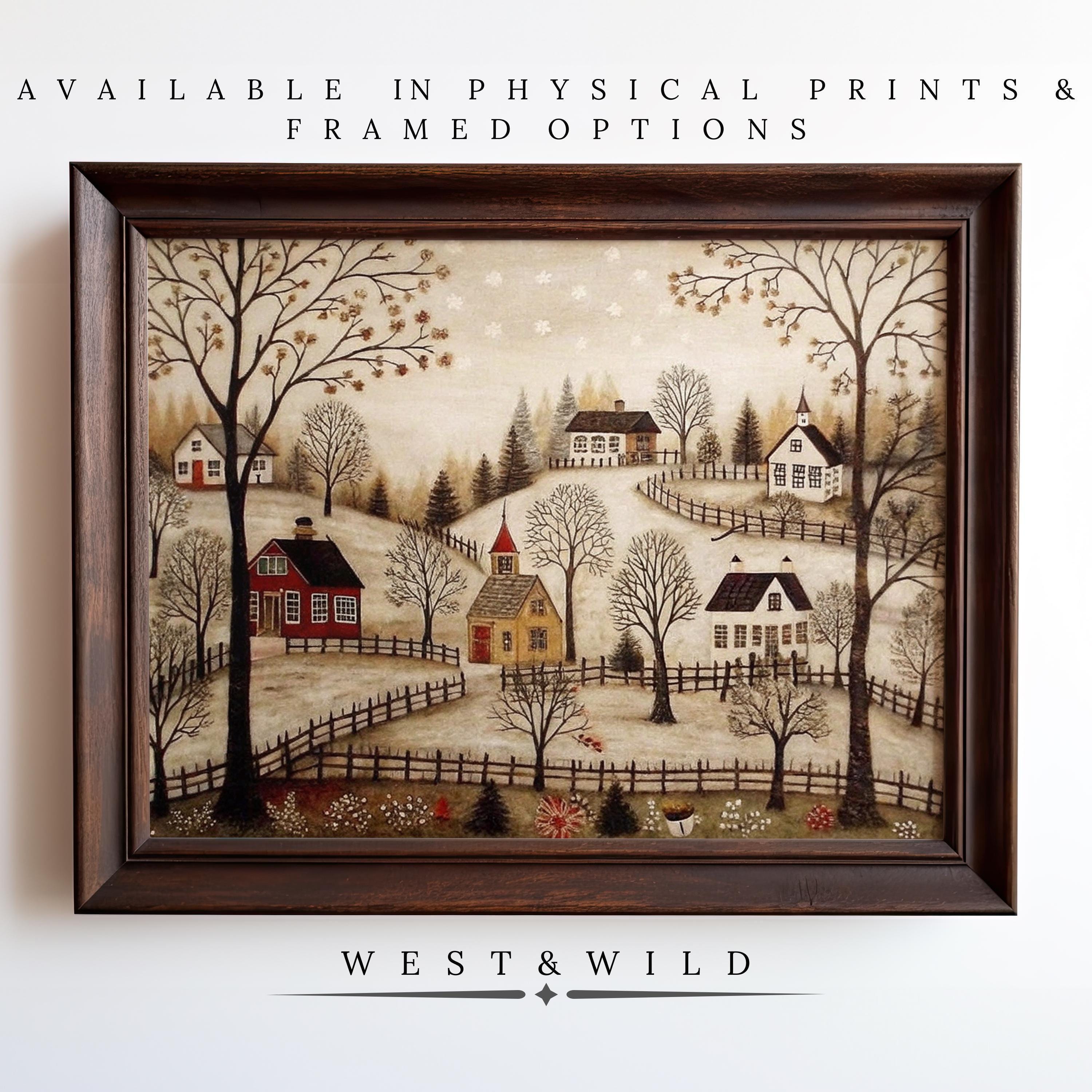 Winter Wall Art | Snowy Landscape & Holiday Prints