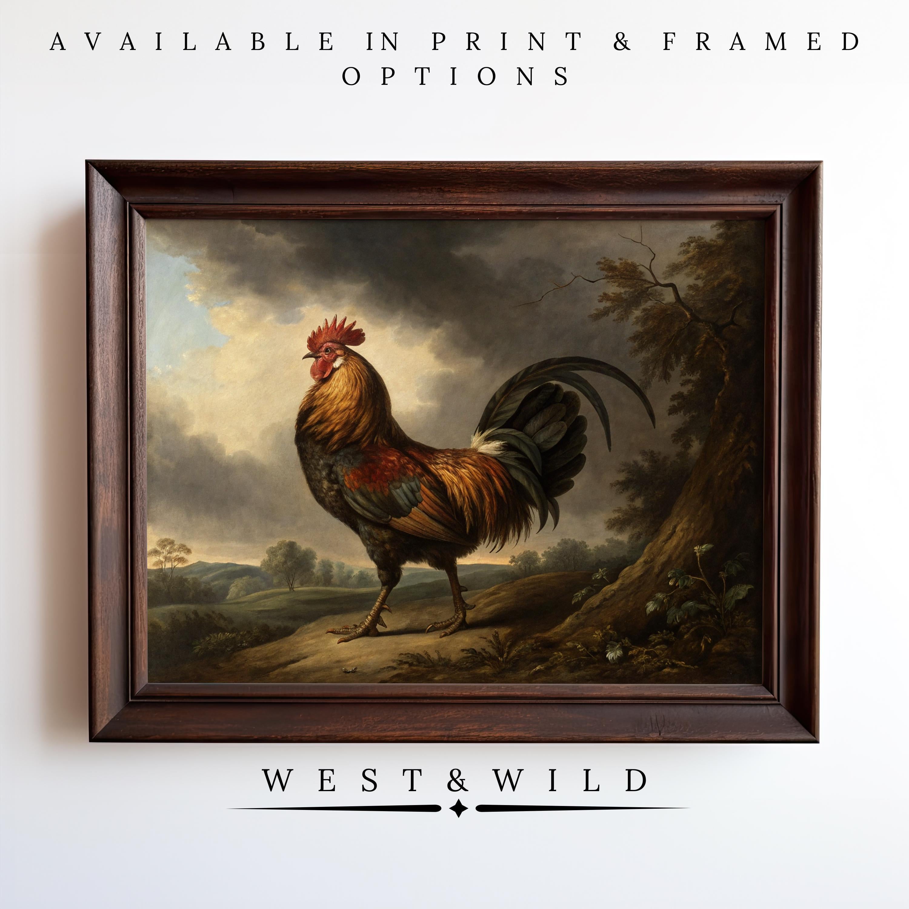 Painting With Rooster