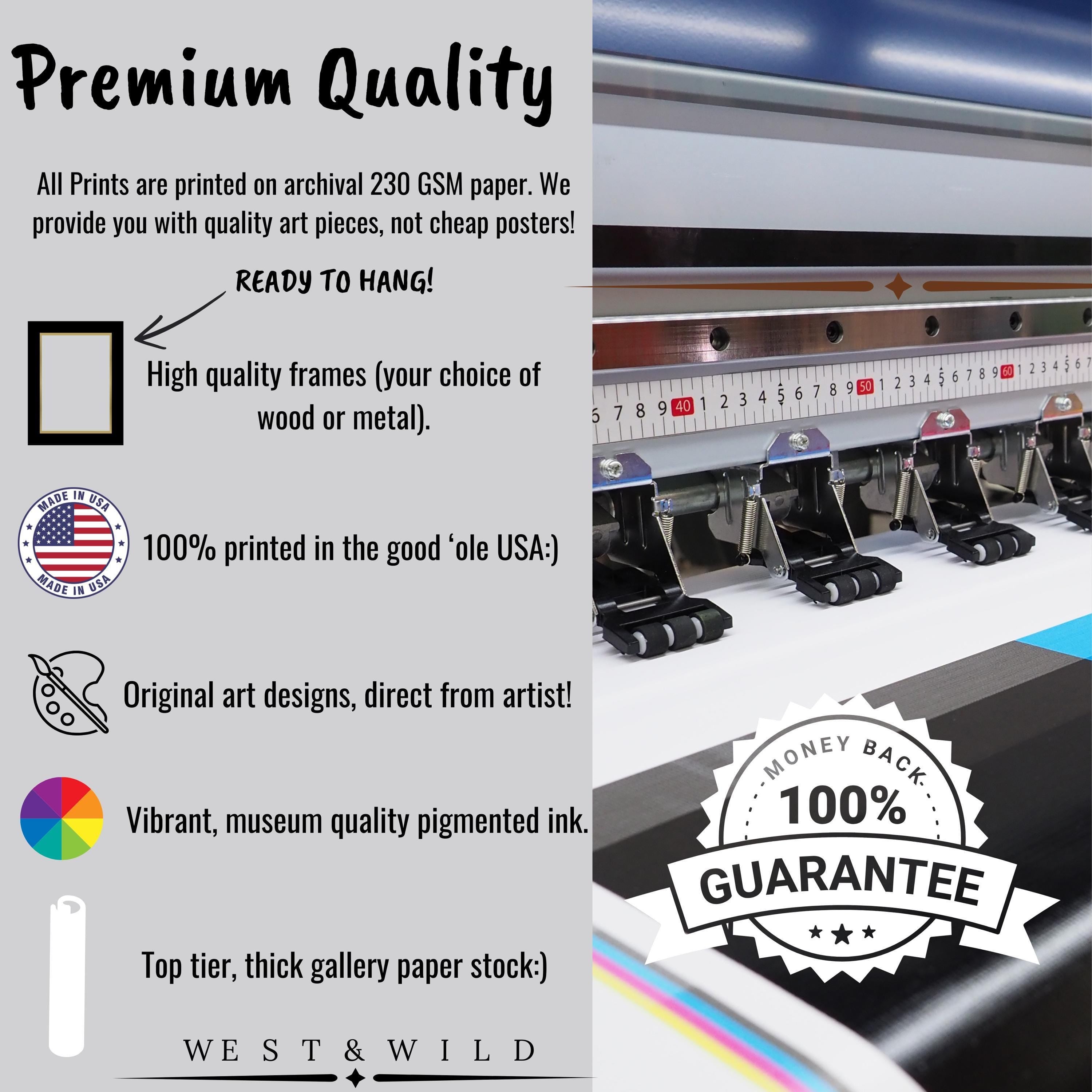 The Mississippi River Steamship Painting features premium Currier and Ives vintage lithograph art on archival 230 GSM paper, vibrant pigment ink, ready-to-hang designs, and a 100% money-back guarantee from West & Wild Art Archive.